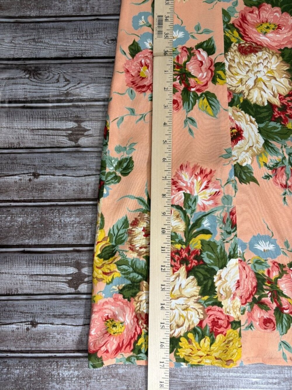 Polo Ralph Lauren Floral Shirtdress size 10 color salmon multi vintage - Picture 6 of 7